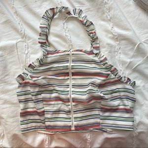 Striped Halter Set
